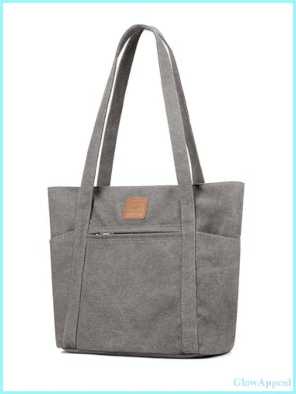Retro Canvas Bucket Tote Bag for Women Heavy Duty Shoulder Bag Large Travel
